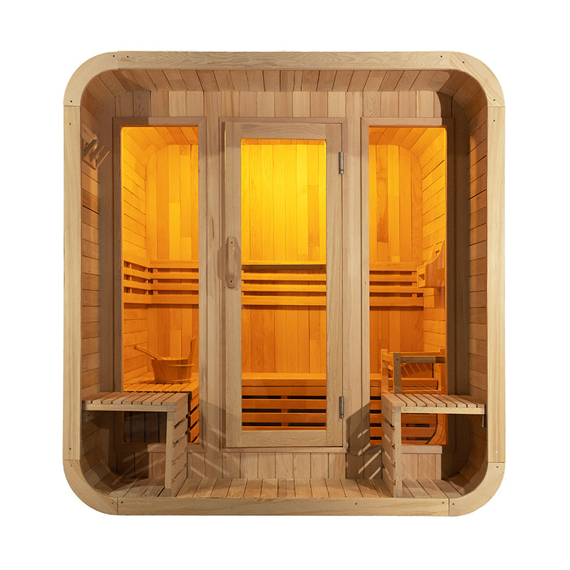 Bind of Hylivesaunas 2-4 People Modern Box Outdoor Sauna - Box 01