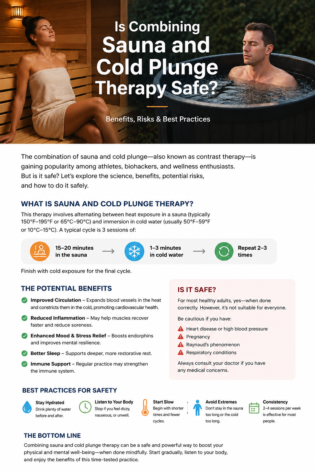 Is Combining Sauna and Cold Water Immersion Safe? What You Should Know