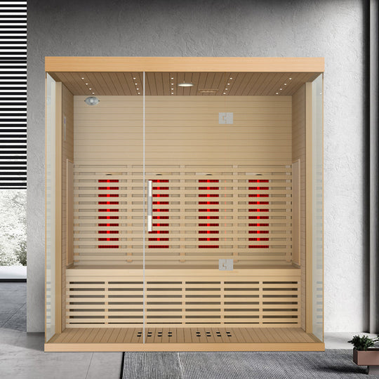 Hylivesaunas 120V/2 People Indoor Full Spectrum Infrared Sauna - Infrared 2