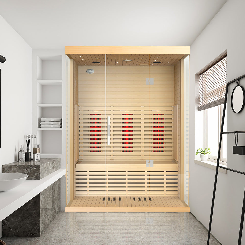 Hylivesaunas 3 People Indoor Full Spectrum Infrared Sauna - Infrared 3