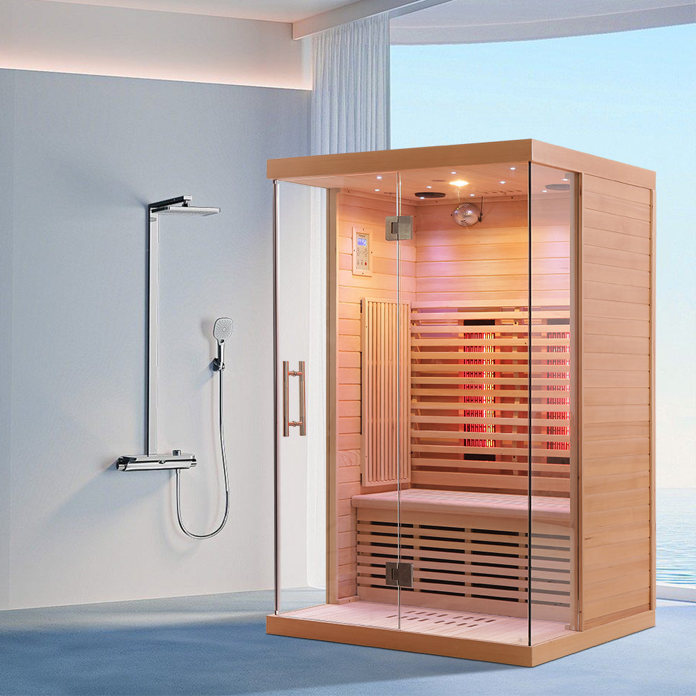 Hylivesaunas 120V/2 People Indoor Full Spectrum Infrared Sauna - Infrared 2
