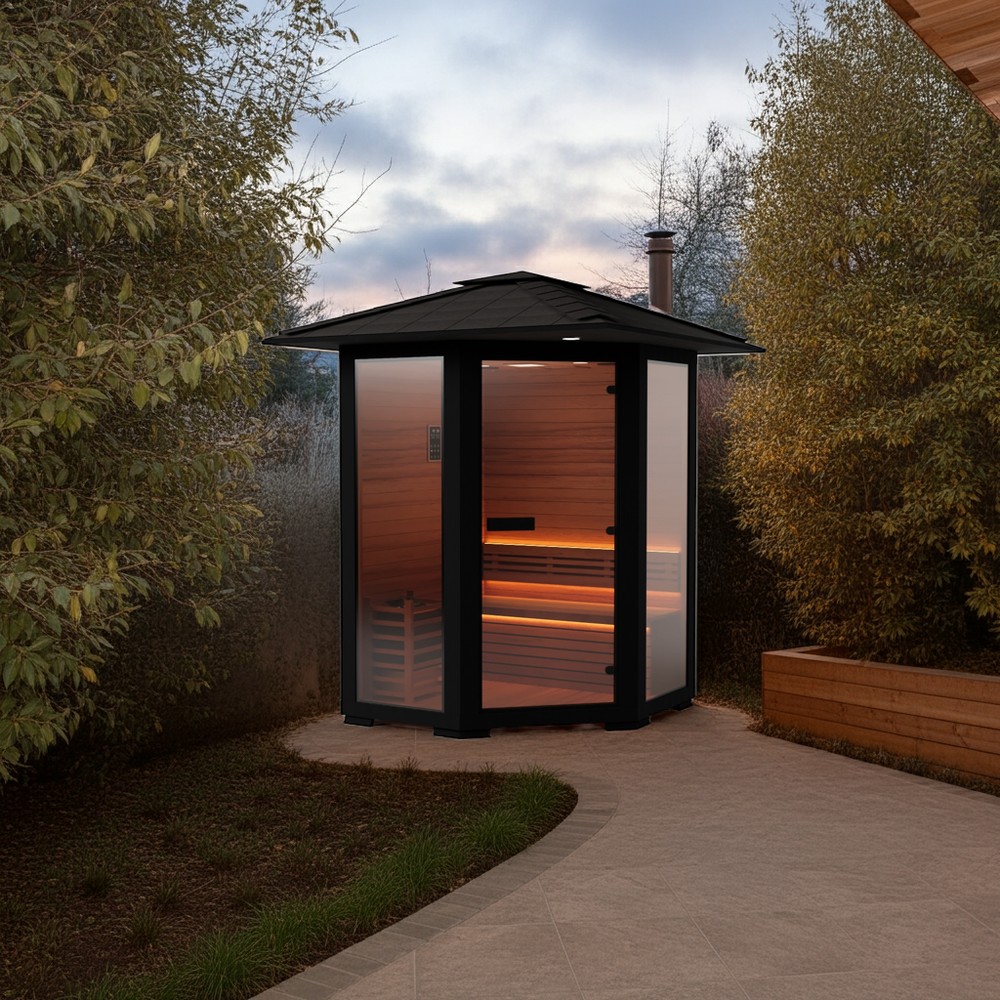 Hylivesaunas 1 - 2 People Luxury Outdoor Traditional Steam Sauna - Live 1