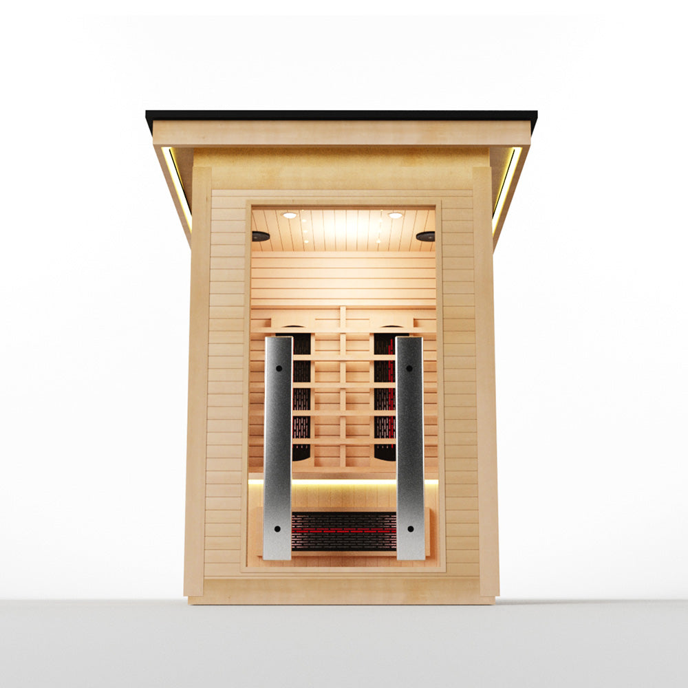 Hylivesaunas 1 People Outdoor Infrared Sauna - COURTYARD 1