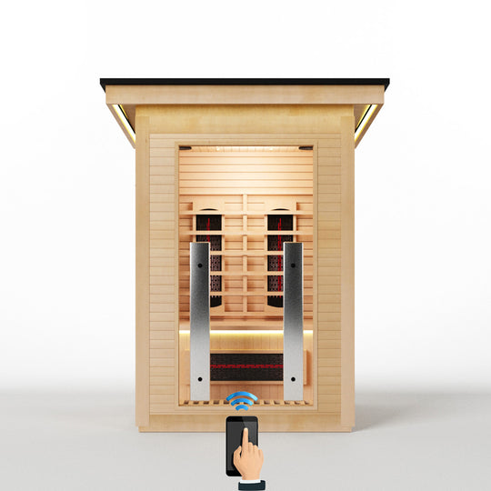 Hylivesaunas 1 People Outdoor Infrared Sauna - COURTYARD 1