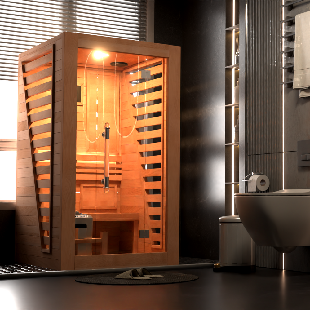 Hylivesaunas Luxury Traditional Steam Sauna Room - Steam 1