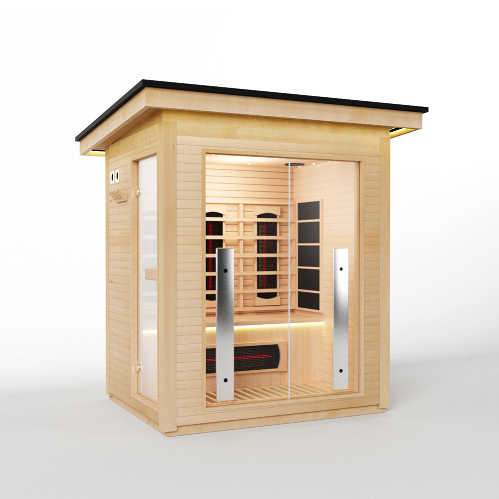 Hylivesaunas 2 People Outdoor Infrared Sauna - COURTYARD 2