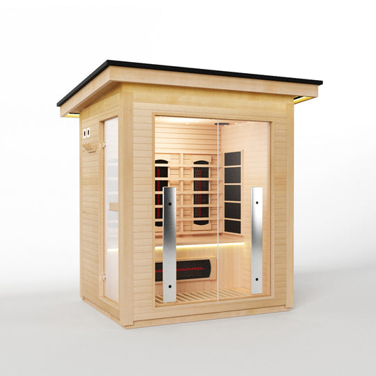 Hylivesaunas 2 People Outdoor Infrared Sauna - COURTYARD 2