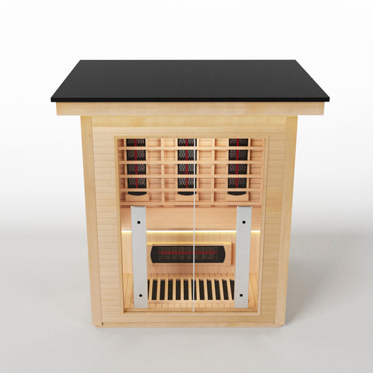 Hylivesaunas 2 People Outdoor Infrared Sauna - COURTYARD 2