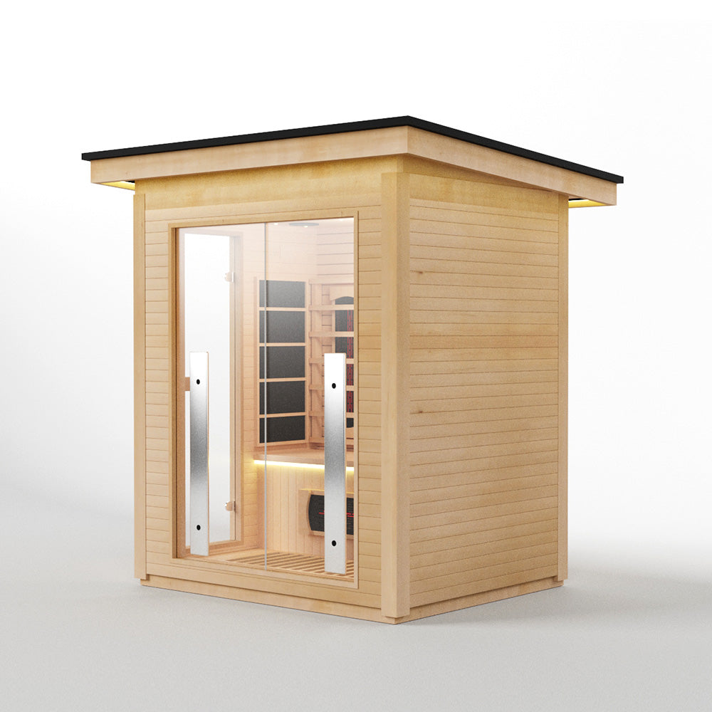 Hylivesaunas 2 People Outdoor Infrared Sauna - COURTYARD 2