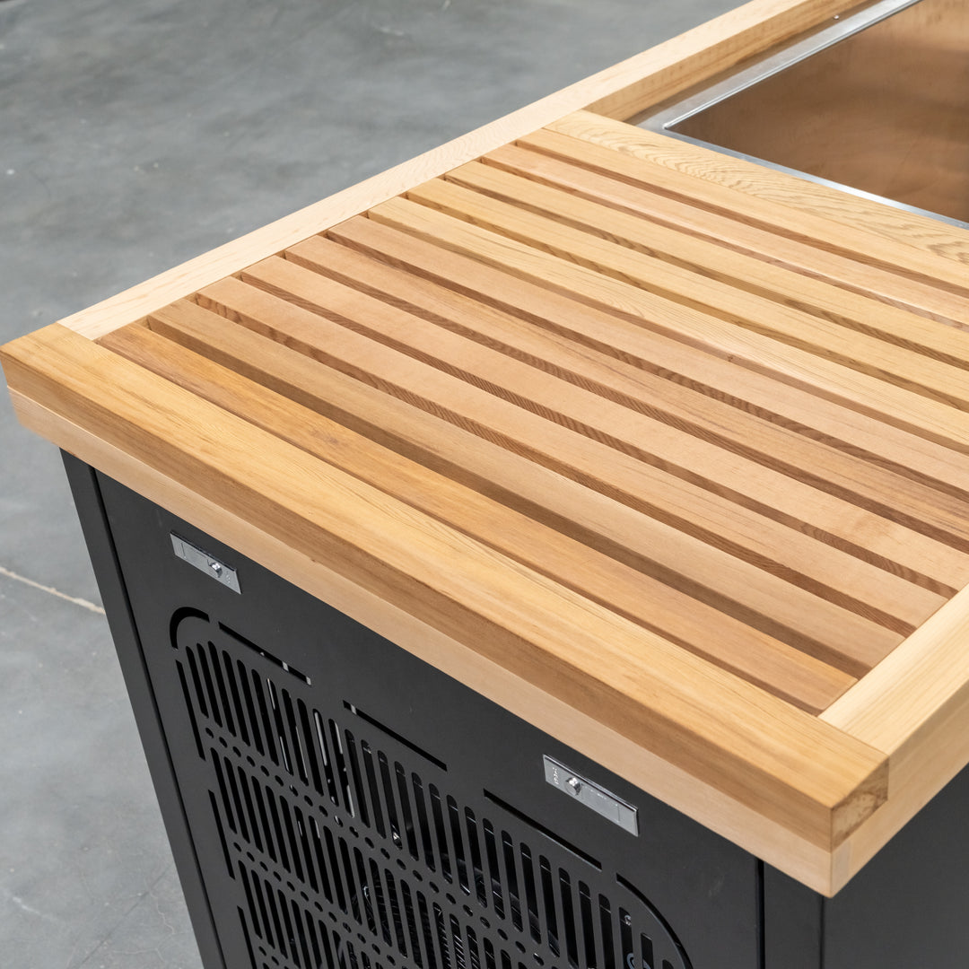Hylivesaunas Rectangular Freestanding Hot and Cold Integrated Recovery Bathtub - Tub 02