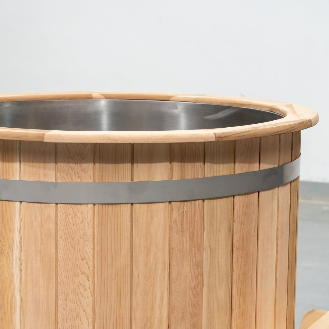 Hylivesaunas Smart WiFi-Controlled Cold Plunge Tub – Portable 1-Person Ice Bath for Recovery - Tub 01