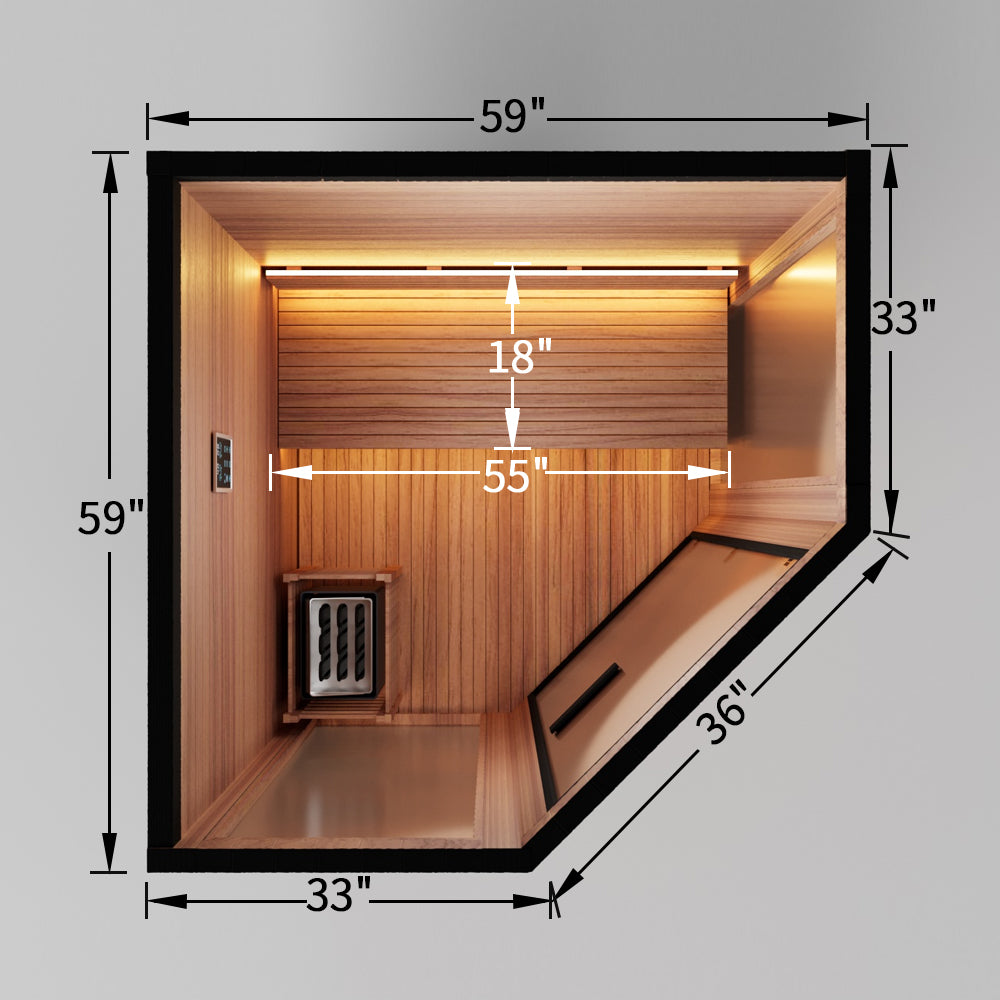 Hylivesaunas 1 - 2 People Luxury Outdoor Traditional Steam Sauna - Live 1