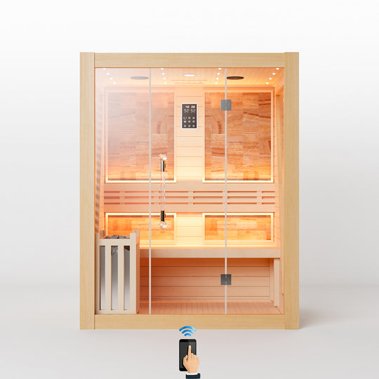 Hylivesaunas Luxury Traditional Steam Sauna Room - Steam 2  (Delivery in 4-5 Weeks)