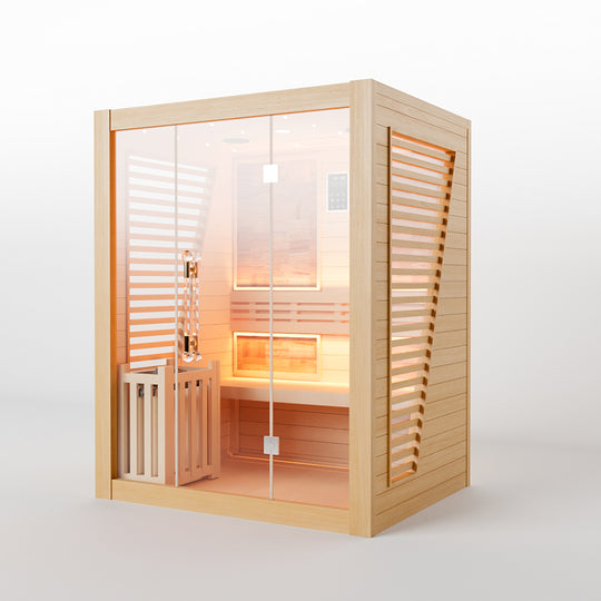 Hylivesaunas Luxury Traditional Steam Sauna Room - Steam 2  (Delivery in 4-5 Weeks)