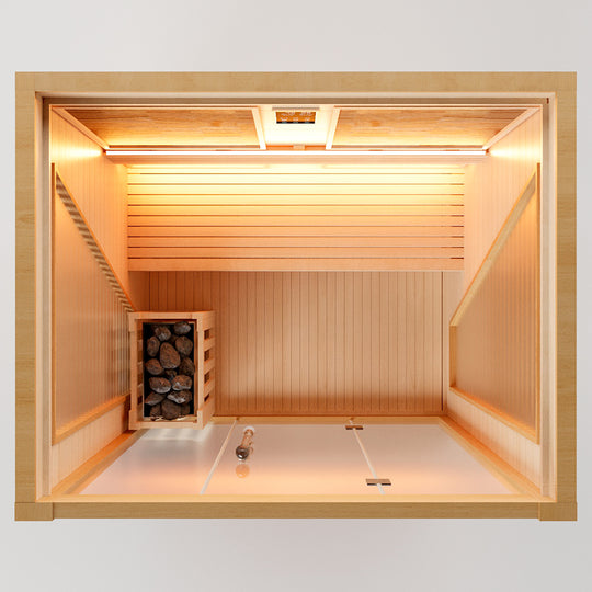 Hylivesaunas Luxury Traditional Steam Sauna Room - Steam 2  (Delivery in 4-5 Weeks)