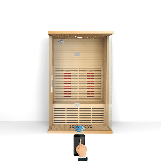 Hylivesaunas 120V/2 People Indoor Full Spectrum Infrared Sauna - Infrared 2