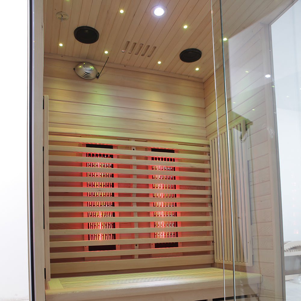 Hylivesaunas 120V/2 People Indoor Full Spectrum Infrared Sauna - Infrared 2