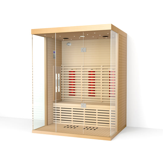 Hylivesaunas 3 People Indoor Full Spectrum Infrared Sauna - Infrared 3