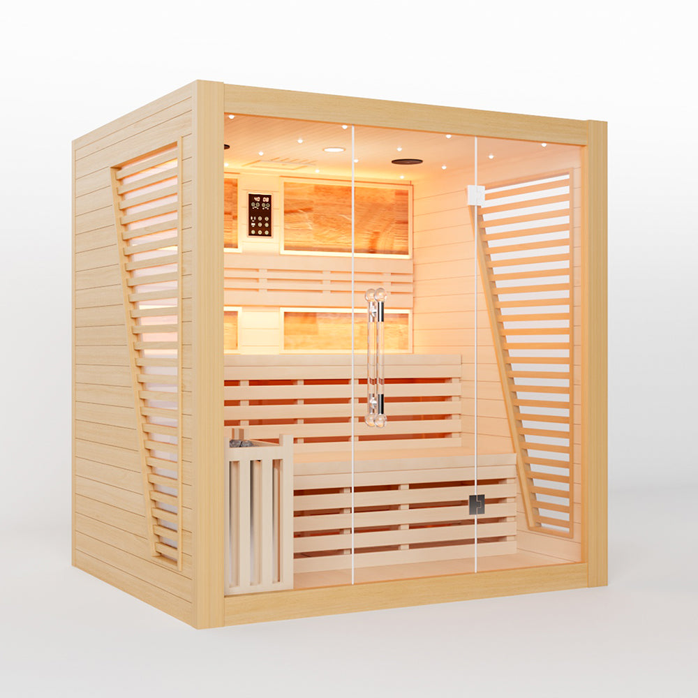 Hylivesaunas Luxury Traditional Steam Sauna Room - Steam 4