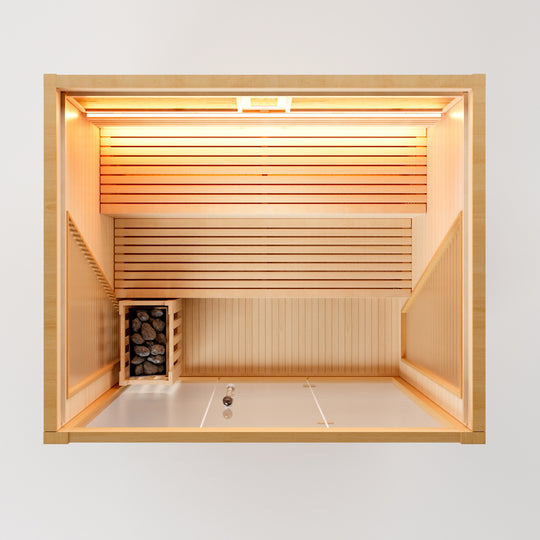 Hylivesaunas Luxury Traditional Steam Sauna Room - Steam 4 (Delivery in 4-5 Weeks)