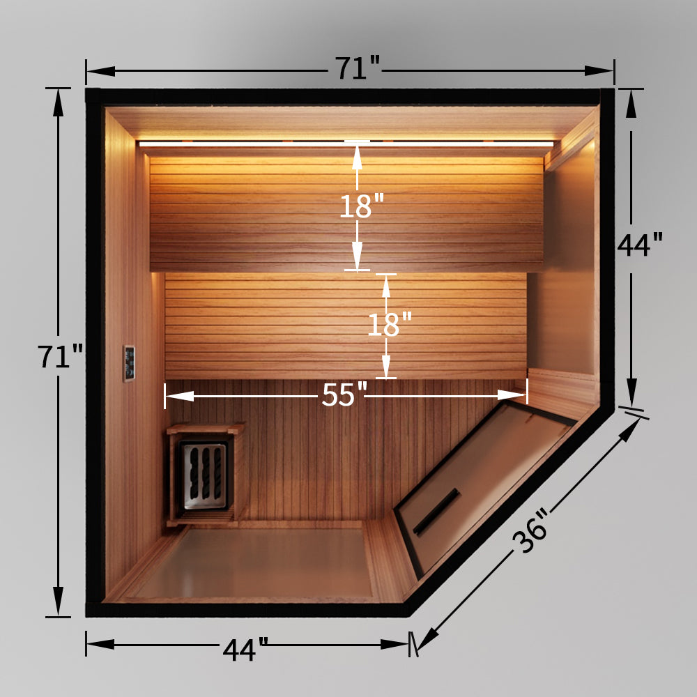 Hylivesaunas 3 - 4 People Luxury Outdoor Traditional Steam Sauna - Live 2