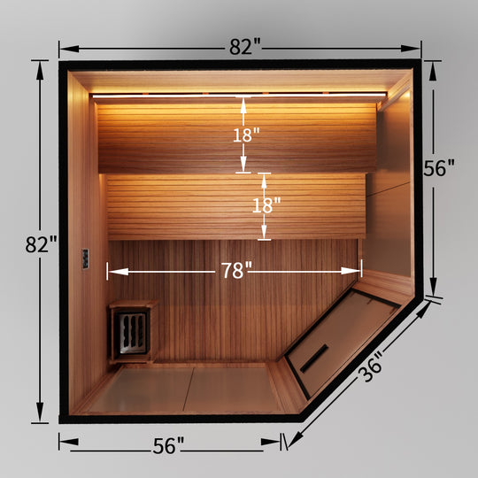 Hylivesaunas 5 - 6 People Luxury Outdoor Traditional Steam Sauna - Live 3
