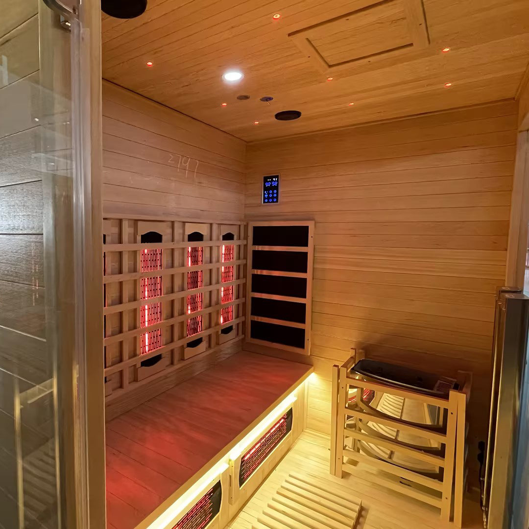 Hylivesaunas Luxury Indoor Hybrid Sauna Room - FAMILY 4
