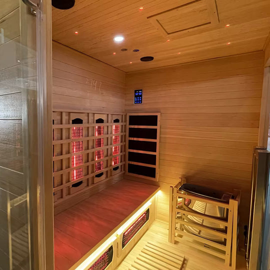 Hylivesaunas Luxury Indoor Hybrid Sauna Room - FAMILY 4