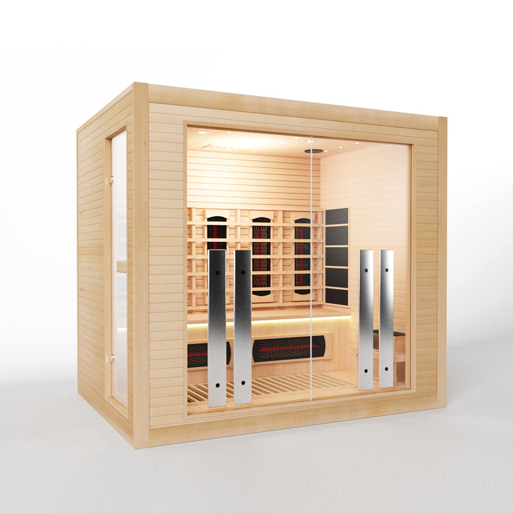 Hylivesaunas Luxury Indoor Hybrid Sauna Room - FAMILY 4