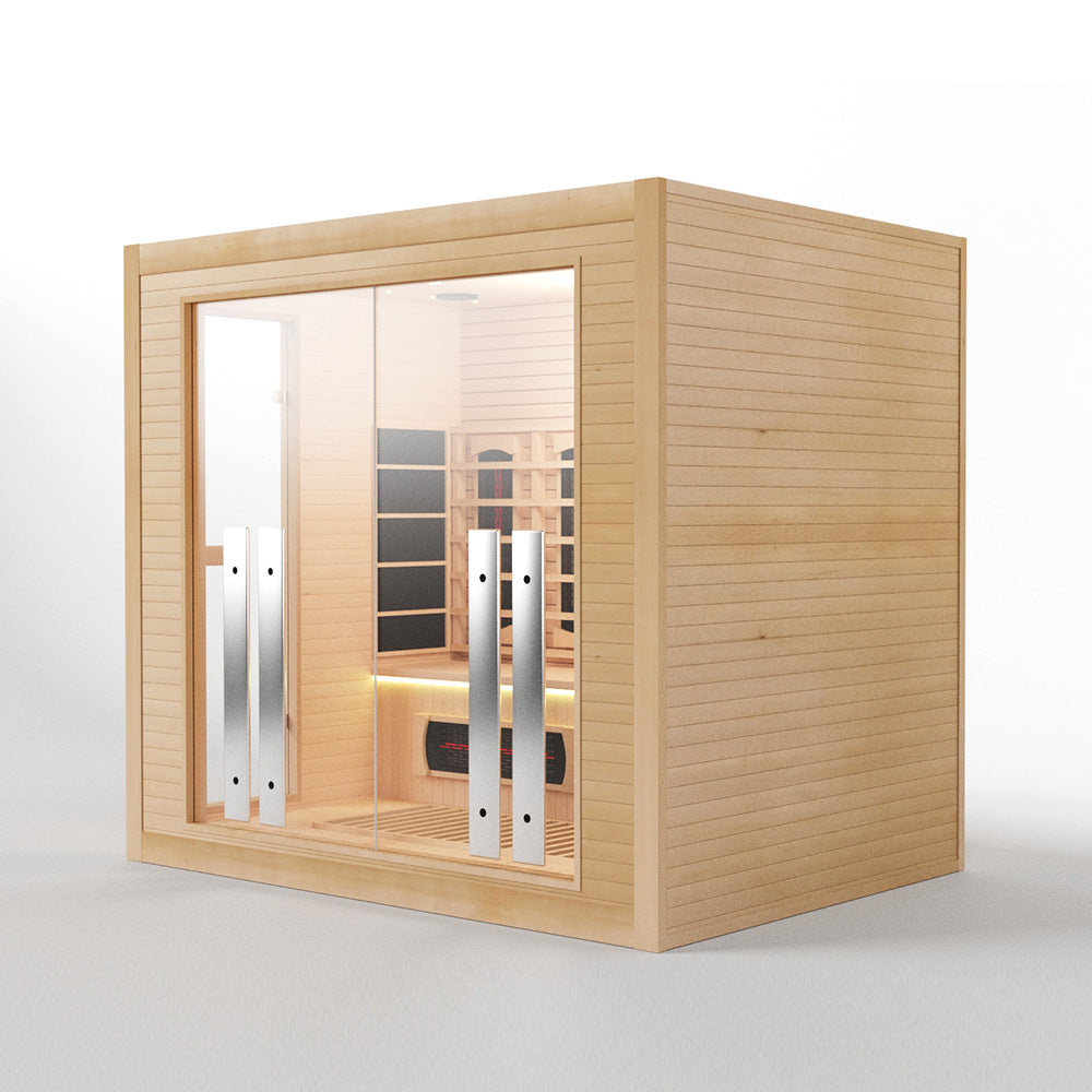 Hylivesaunas Luxury Indoor Hybrid Sauna Room - FAMILY 4