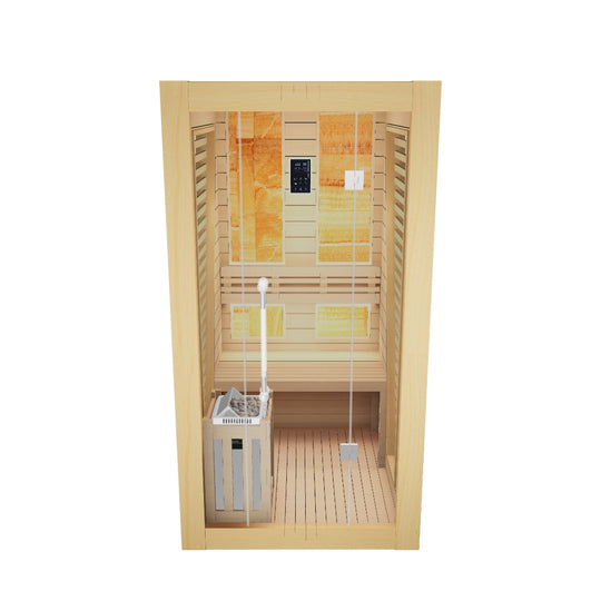 Hylivesaunas Luxury Traditional Steam Sauna Room - Steam 1 (Delivery in 1-2 Weeks)