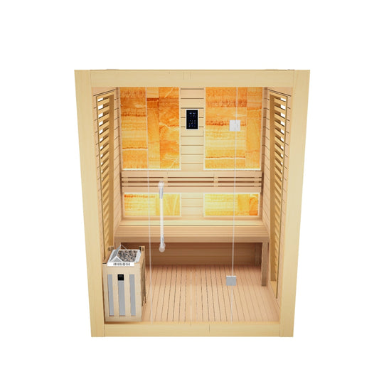 Hylivesaunas Luxury Traditional Steam Sauna Room - Steam 2 (Delivery in 1-2 Weeks)