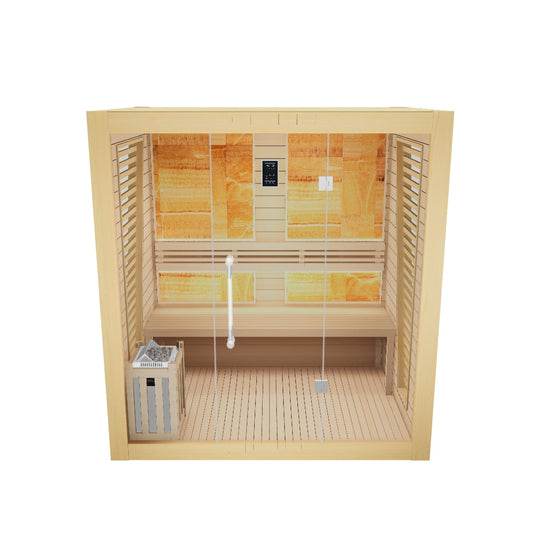 Hylivesaunas Luxury Traditional Steam Sauna Room - Steam 3 (Delivery in 1-2 Weeks)