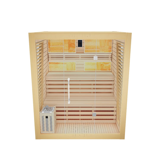 Hylivesaunas Luxury Traditional Steam Sauna Room - Steam 4 (Delivery in 1-2 Weeks)