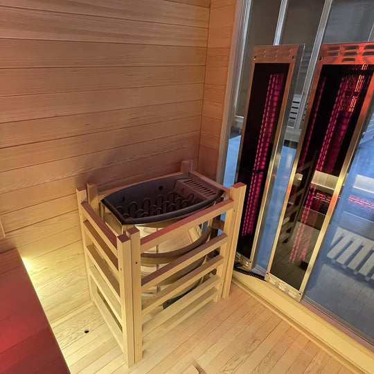 Hylivesaunas Luxury Indoor Hybrid Sauna Room - FAMILY 4